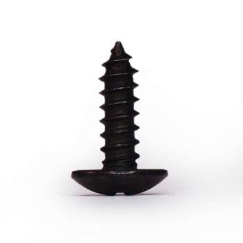 Blechschrauben Flachrundkopf schwarz