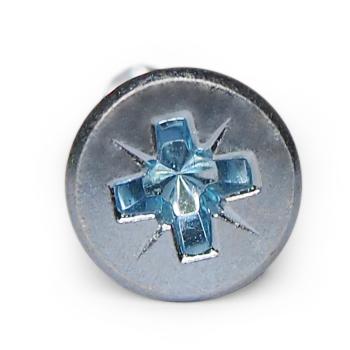 Spanplattenschrauben Senkkopf blau