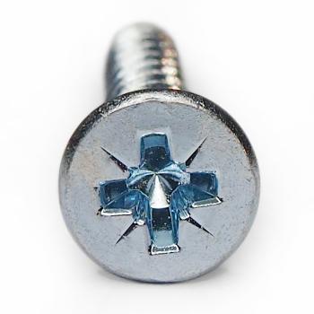 Spanplattenschrauben Senkkopf blau