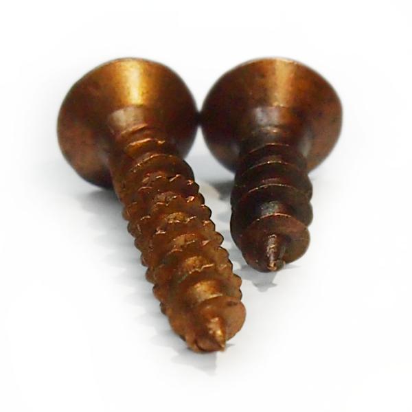 Spanplattenschrauben Senkkopf bronze