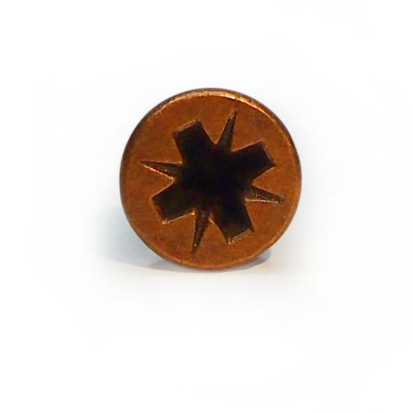 Spanplattenschrauben Senkkopf bronze